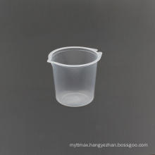 400ml high quality food grade PP plastic transparent color modulation cup scale cup